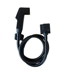 8011 DUCHA HIGIENICA BLACK QUADRADA GATILHO QUADRADO EM ABS